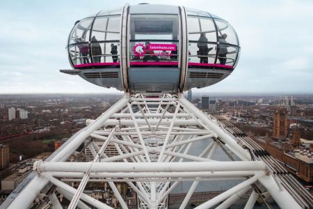 Una delle capsule della ruota panoramica