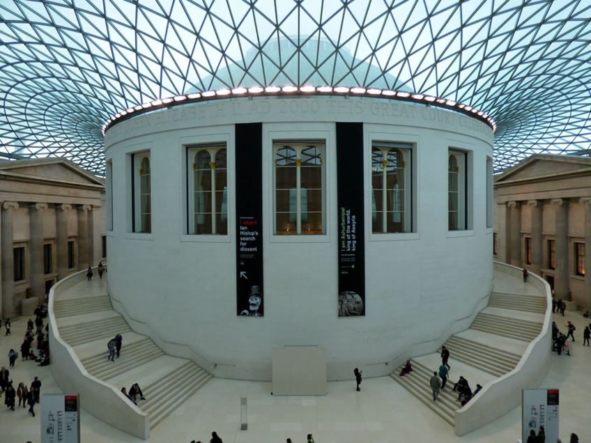 Great Court, la grande sala all'ingresso del British Museum