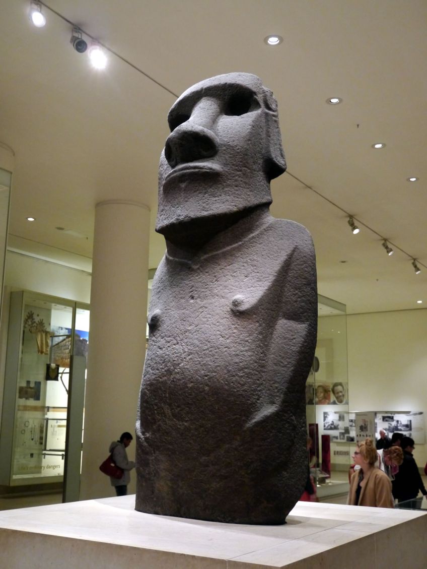 Tra la cose da vedere al British Museum la statua Hoa Hakananai'a