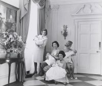 Snowdon, Group of royal mothers with their babies, 1964. Credit: Photograph: Snowdon.