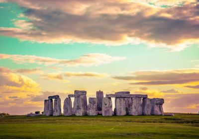 Vista su Stonehenge