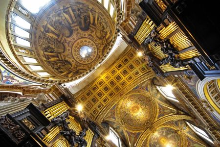 St Paul Cathedral, Organ and Dome Tilted