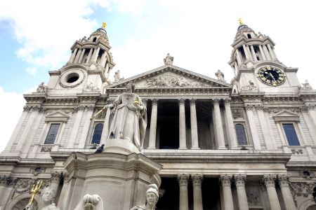 Facciata esterna di St Paul Cathedral