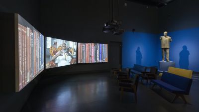 Installation shot of Tropical Modernism - Architecture and Independence at the V&A South Kensington © Victoria and Albert Museum, London