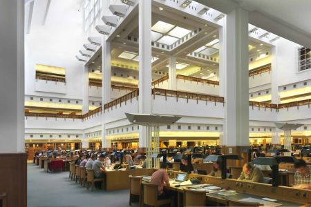 British Library Reading Room. Photo credit Paul Grundy