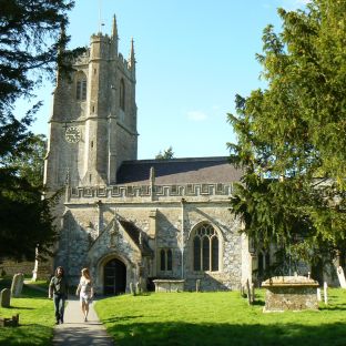 La chiesa storica di Avebury.