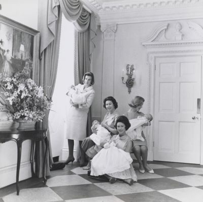 Snowdon, Group of royal mothers with their babies, 1964. Credit: Photograph: Snowdon.