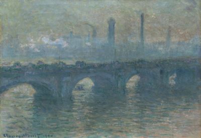 2. Claude Monet (1840-1926), Waterloo
Bridge, Gray Weather, 1900, oil on
canvas, Art Institute of Chicago / Art
Resource, NY/ Scala, Florence