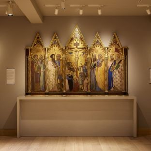 24. The Medieval and Early Renaissance Gallery at The Courtauld Gallery. Photo © David Levene