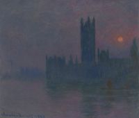 7. Claude Monet (1840-1926),
Houses of Parliament, Sunset,
1900-1903, oil on canvas, 81.2 x
92cm. Hasso Plattner Collection