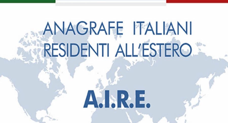 AIRE Anagrafe degli Italiani Residenti all'Estero