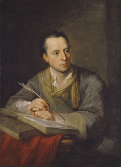 Angelica Kauffman, Portrait of Johann Joachim Winckelmann, 1764. Oil on canvas, 97 x 71 cm. Kunsthaus Zurich, Gift of Conrad Zeller, 1850. © Kunsthaus Zurich