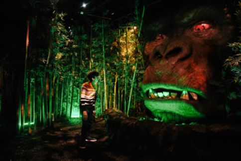 Una suggestiva scena di King Kong al Madame Tussauds