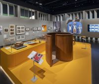 Installation shot of Tropical Modernism - Architecture and Independence at the V&A South Kensington © Victoria and Albert Museum, London