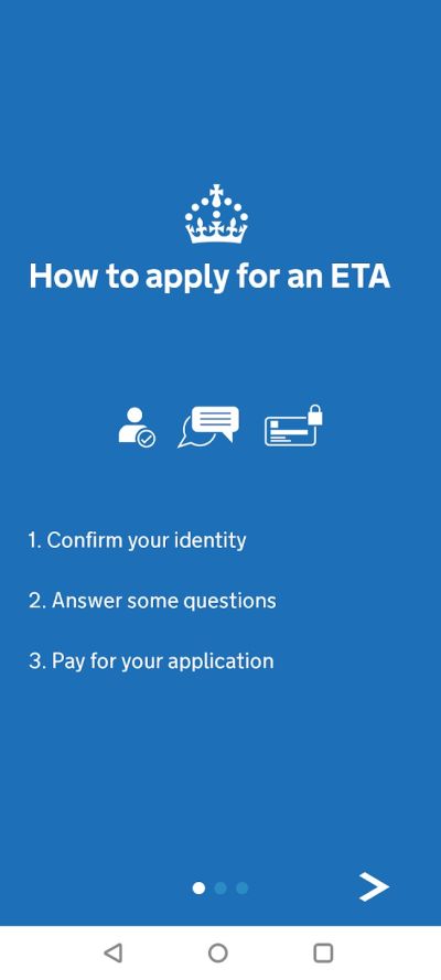 Come applicare l'ETA UK