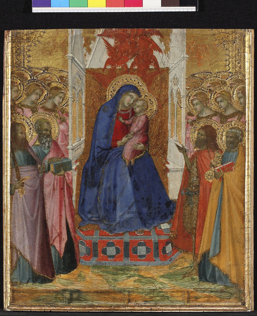 Pietro Lorenzetti: The Virgin and Child Enthroned