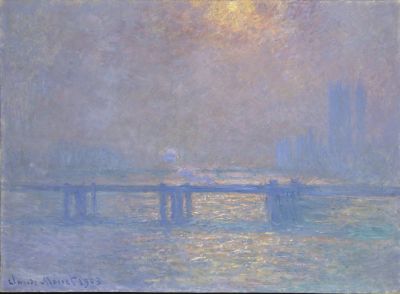 Claude Monet (1840-1926), Charing Cross
Bridge, The Thames, 1903, oil on canvas,
Musee des Beaux-Arts, Lyon, Image © Lyon
MBA – Photo Alain Basset