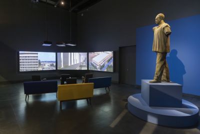 Installation shot of Tropical Modernism - Architecture and Independence at the V&A South Kensington © Victoria and Albert Museum, London