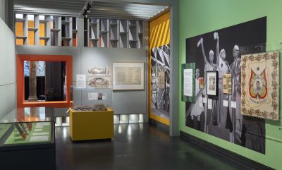 Installation shot of Tropical Modernism - Architecture and Independence at the V&A South Kensington © Victoria and Albert Museum, London