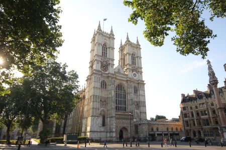 Vista esterna dell'Abbazia di Westminster