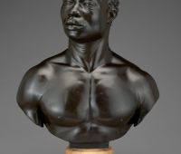 Francis Harwood, Bust of a Man, 1758
Black stone (pietra di paragone) on a yellow Siena marble socle, 69.9 x 50.2 x 26.7 cm
The J. Paul Getty Museum, Los Angeles
Digital image courtesy of Getty’s Open Content Program